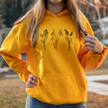 Charger l&#39;image dans la galerie, Hoodie Couleur Saisonnière 3 Fleurs-Adulte
