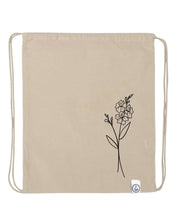 Charger l&#39;image dans la galerie, Sac à souliers personnalisé fleur de naissance
