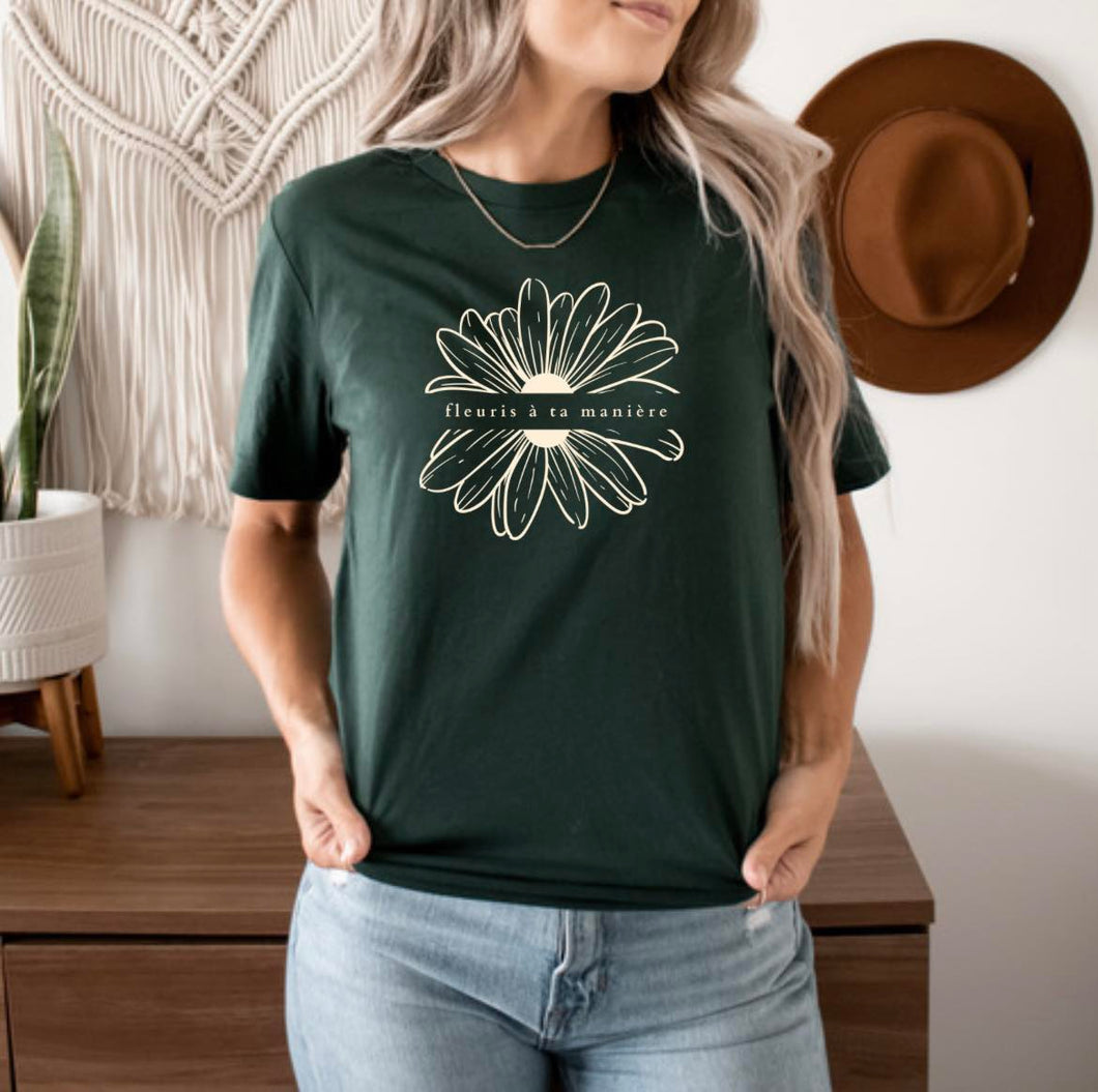 T-shirt - fleuris à ta manière - Adulte