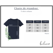Charger l&#39;image dans la galerie, T-shirt fleur simple-Enfant
