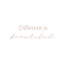 Charger l&#39;image dans la galerie, Crewneck - different is beautiful - Adulte

