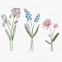 Charger l&#39;image dans la galerie, Impression NUMÉRIQUE fleurs de naissance familiales
